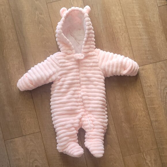 Baby Girl Teddy Onesie - Picture 1 of 4